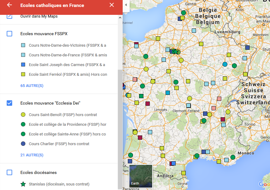 Carte interactive des écoles hors contrat Ripostecatholique Carte interactive des écoles hors contrat Ripostecatholique