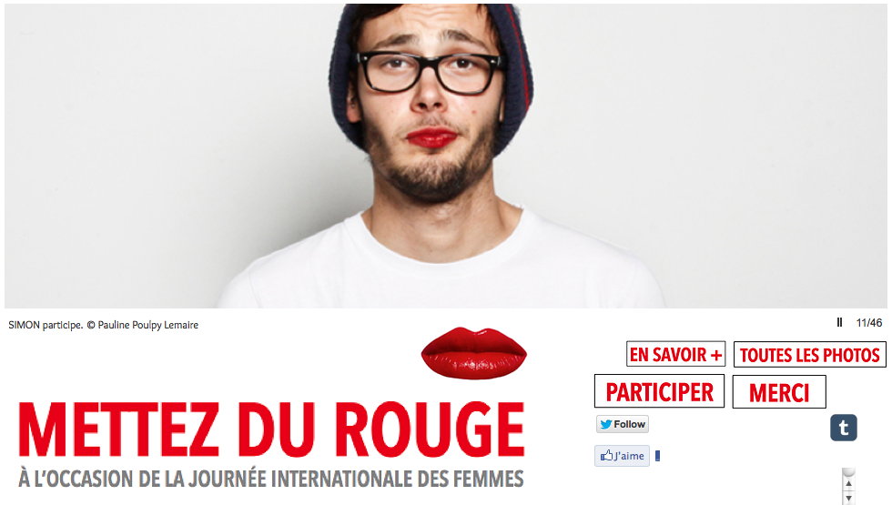 Norouge Journée Rouge à Lèvres Pour Messieurs Riposte
